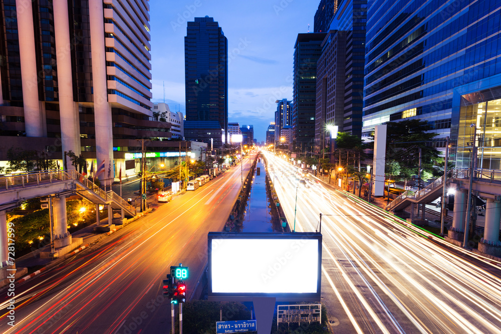 现代城市交通步道