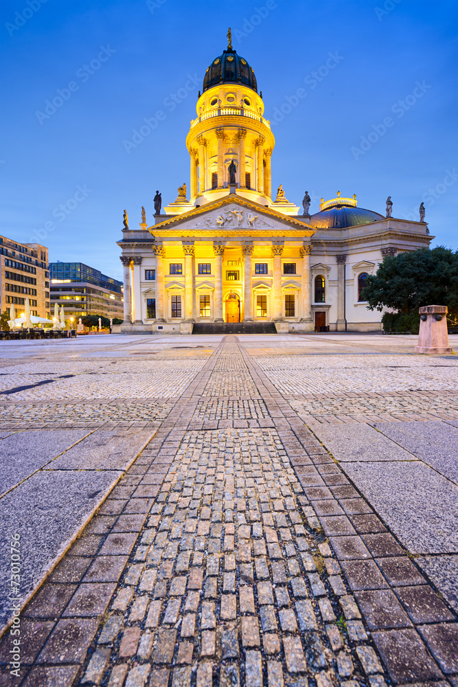 德国柏林Gendarmenmarkt广场和大教堂