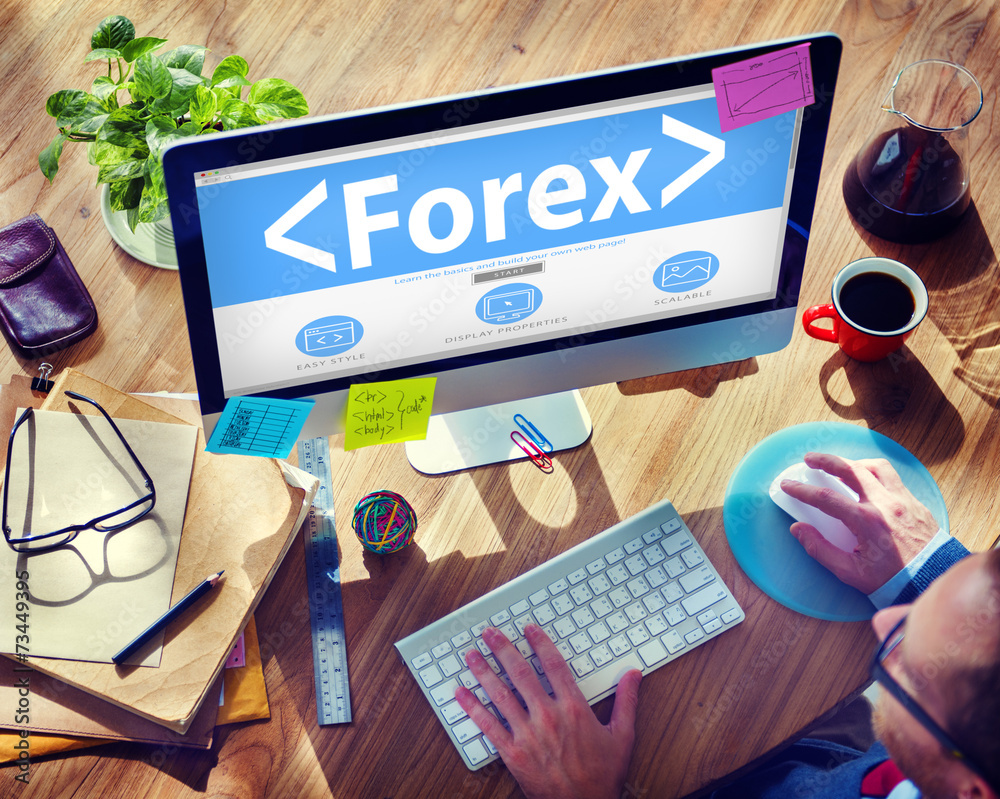 Forex Exchange Trade Change Barter Concept