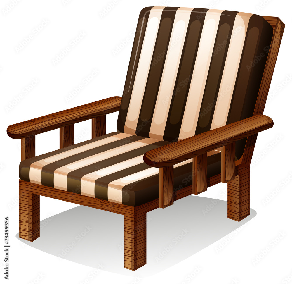 A wooden chair furniture