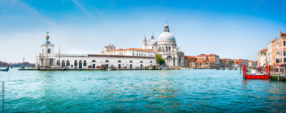 Canal Grande panorama with Santa Maria della Salute, Venice