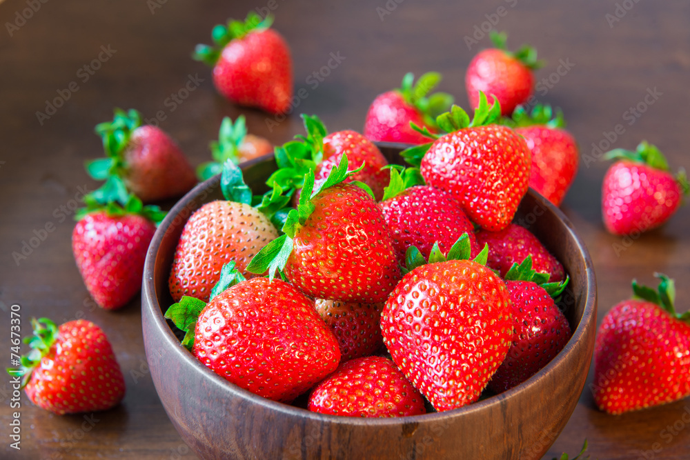 Fresh strawberries