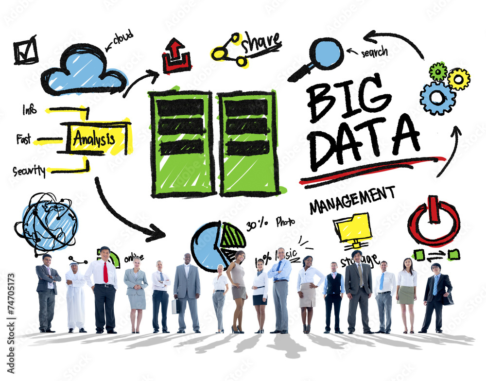 Diversity Business People Big Data Corporate Concept