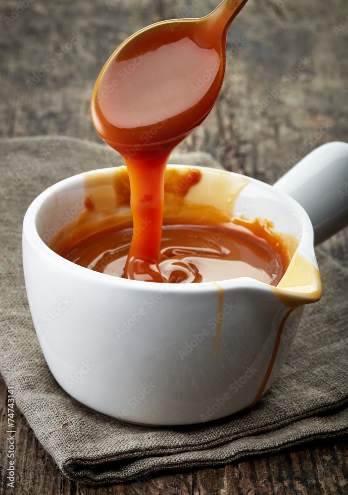 melted caramel sauce