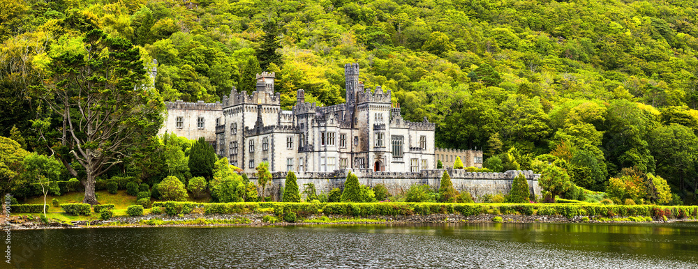 Irlandia，Kylemore修道院-全景