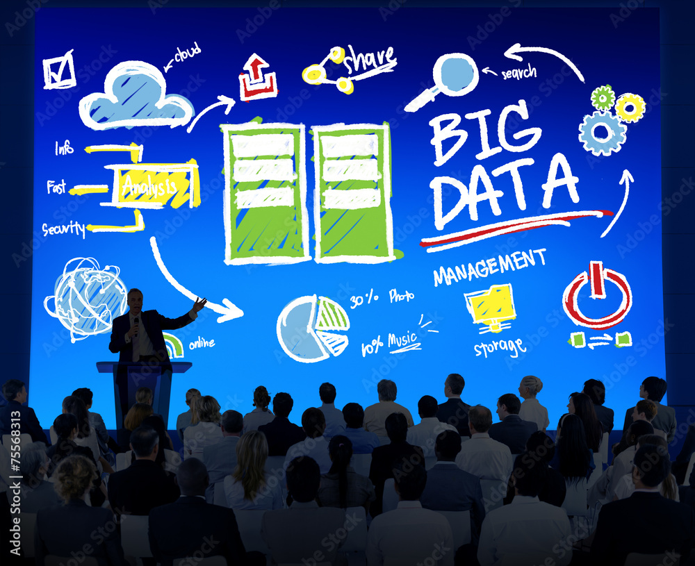 Diversity Business People Big Data Seminar Conference Concept