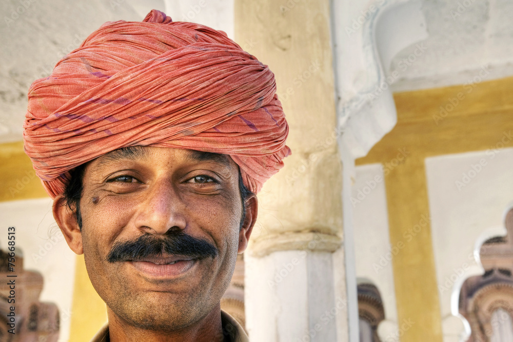 Indigenous Indian Man Smiling Happiness Outfit Concept