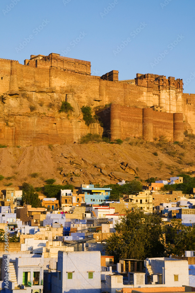 景观Mehrangarh Fort India城市概念