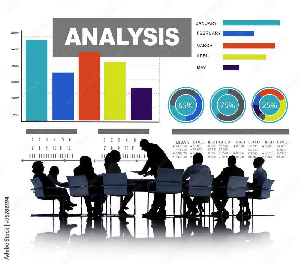 分析分析信息条形图数据统计概念