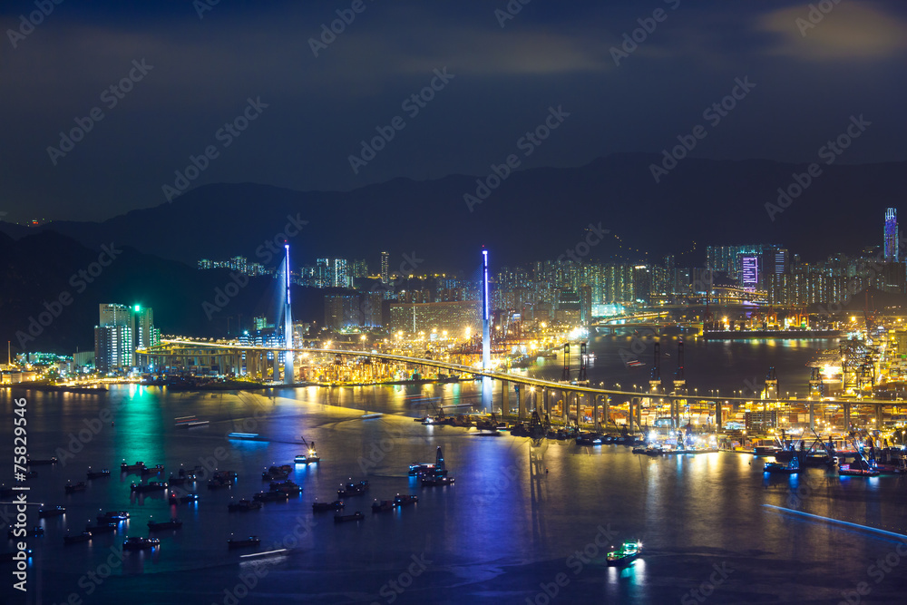 Stonecutters bridge, Hong Kong