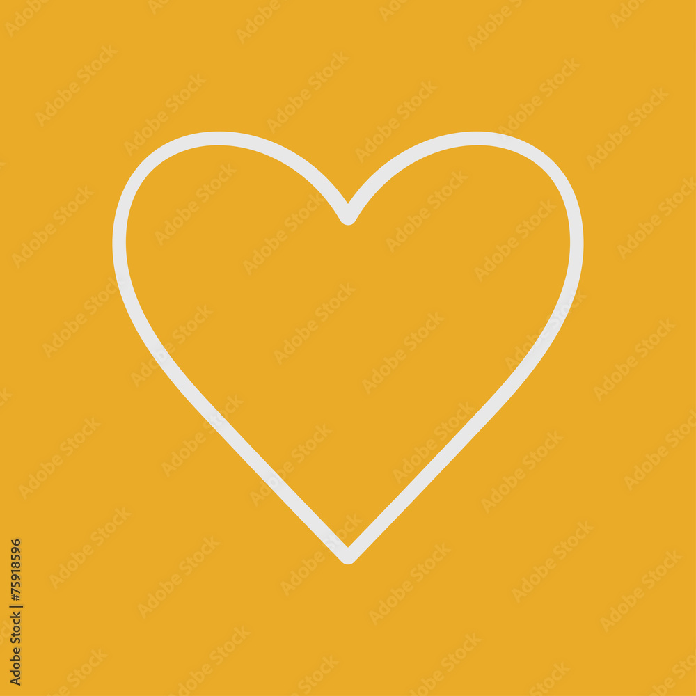 Heart Love Passion Friendship Family Icon Vector Concept