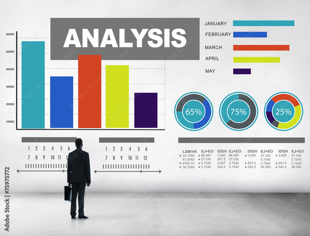 分析分析信息条形图数据统计概念