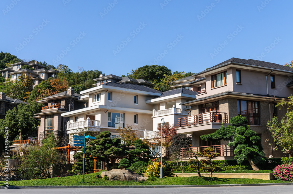 Villas residential districts  landscape in China