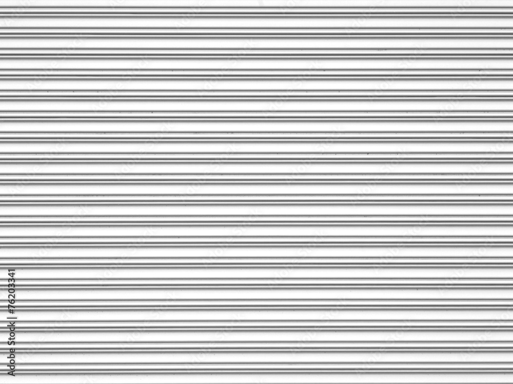 White corrugated metal texture and background surface