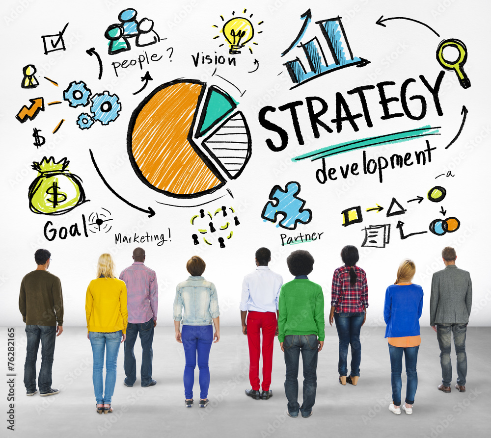 Strategy Development Goal Marketing Vision Planning Concept