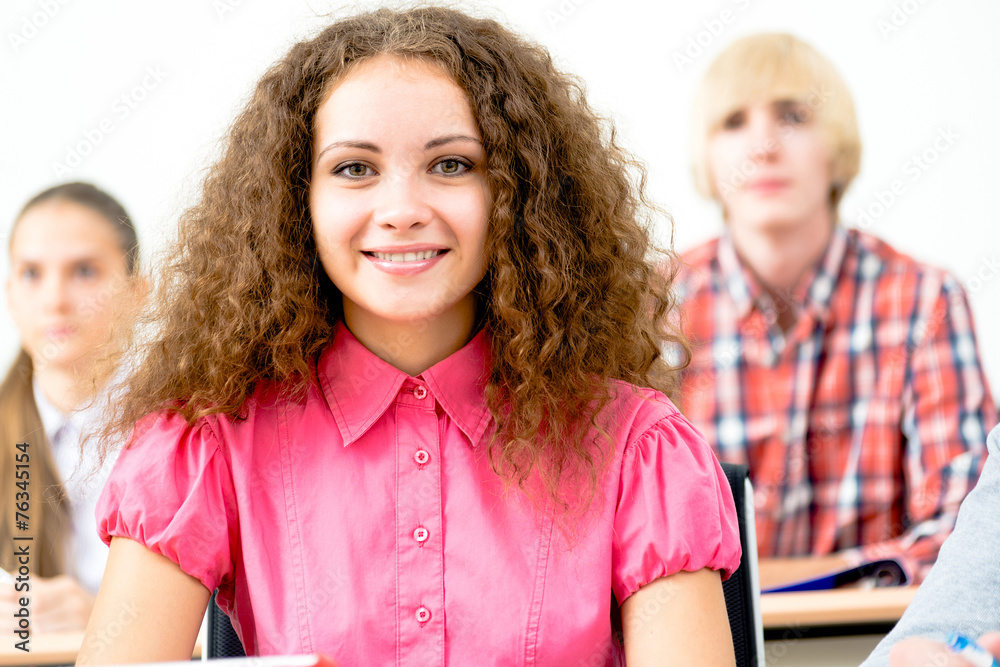 students in the classroom