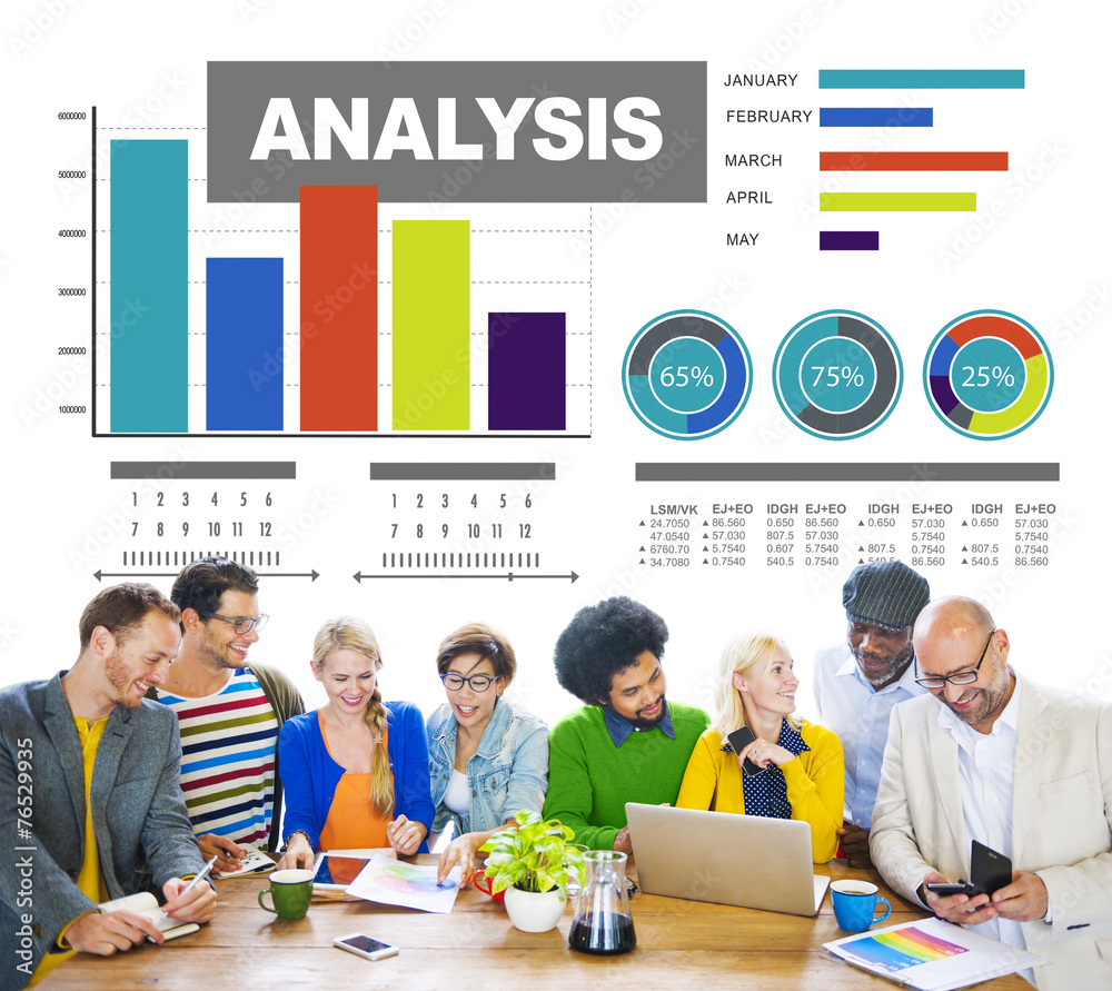 分析分析信息条形图数据统计概念