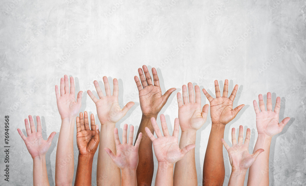 Hands Diverse Diversity Ethnic Ethnicity Variation Unity Concept