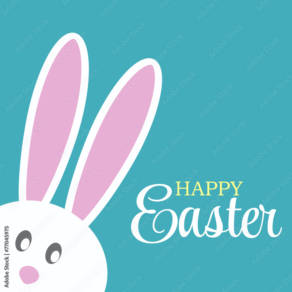 Happy Easter Background Vector Illustration