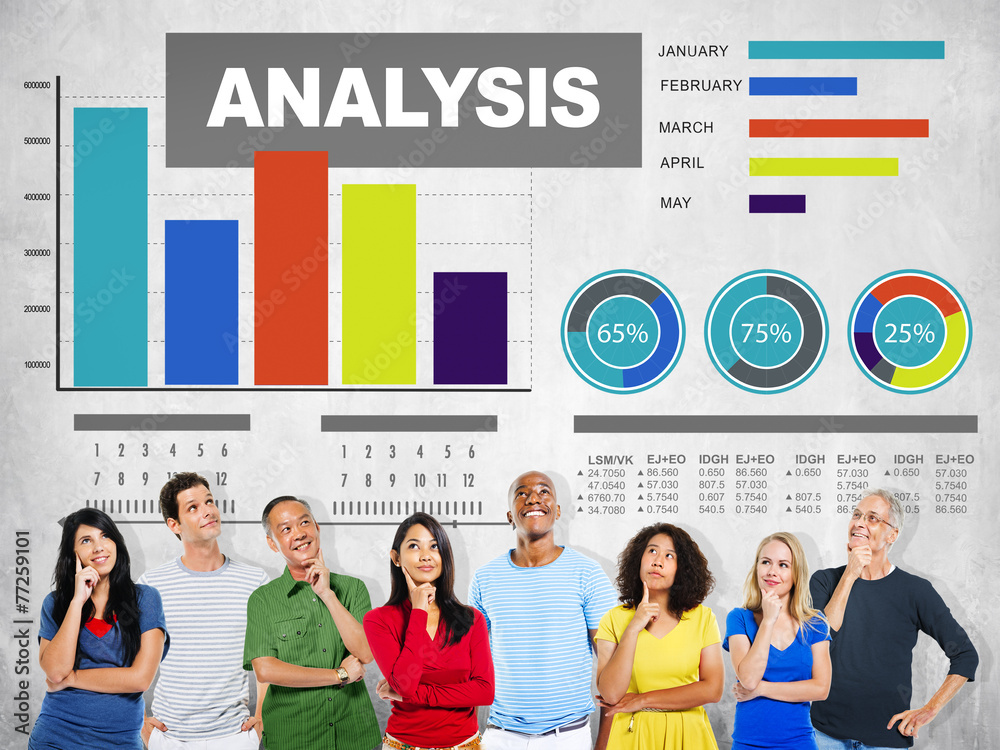 分析分析信息条形图数据统计概念