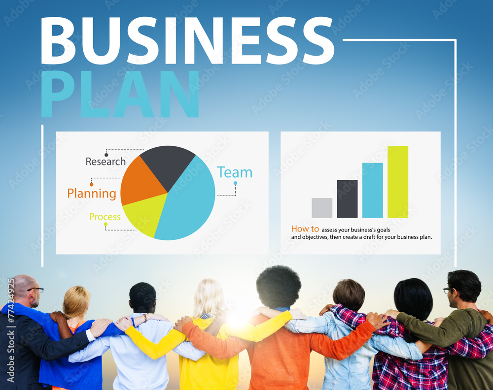 Business Plan Planning Strategy Meeting Seminar Concept