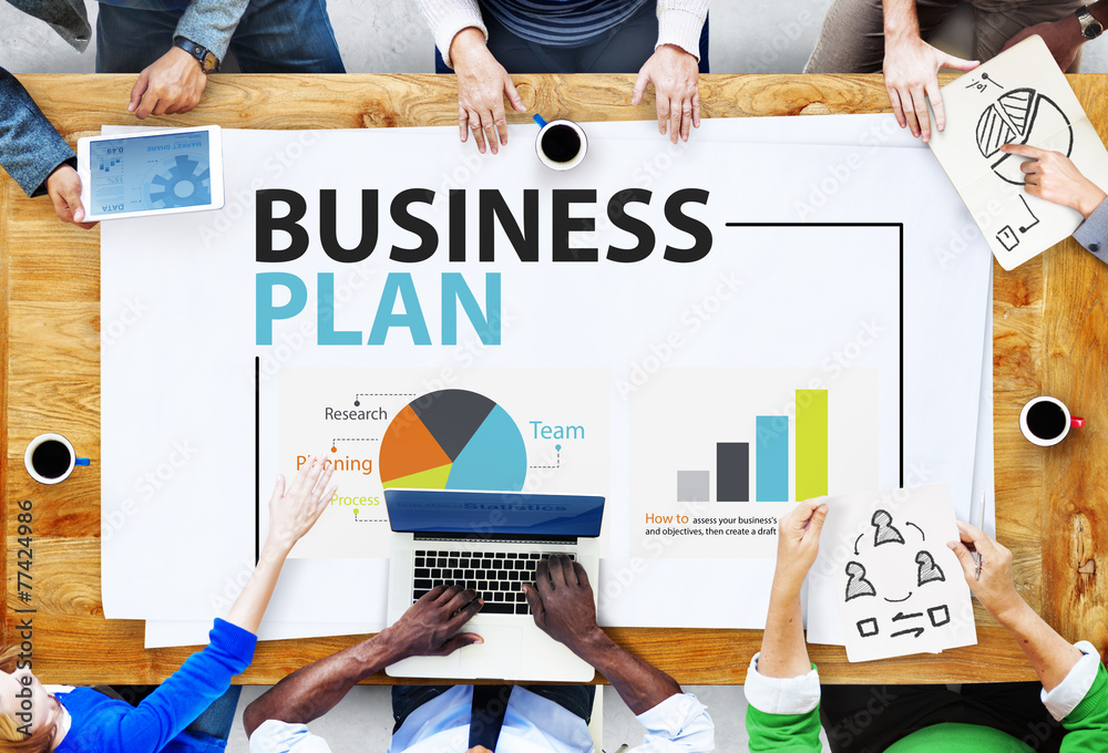 Business Plan Planning Strategy Meeting Conference Concept