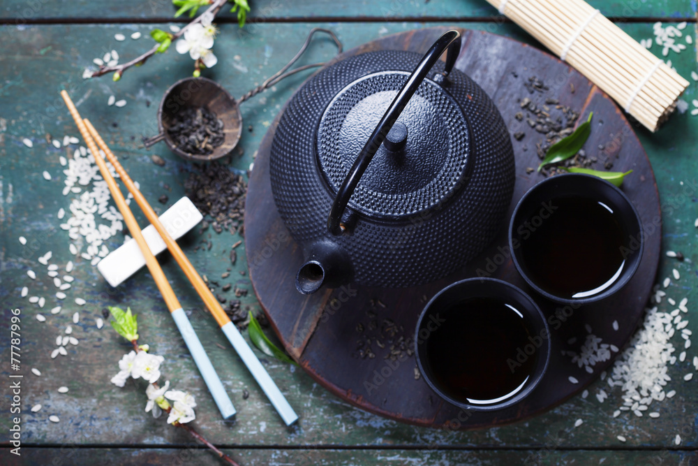 Asian tea set