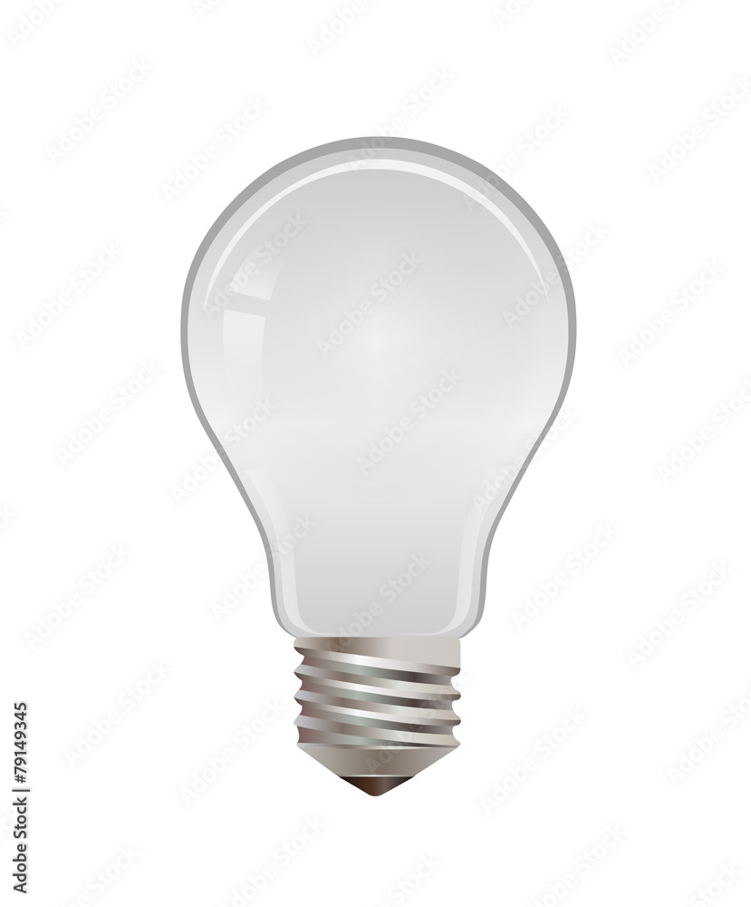 Light bulb vector