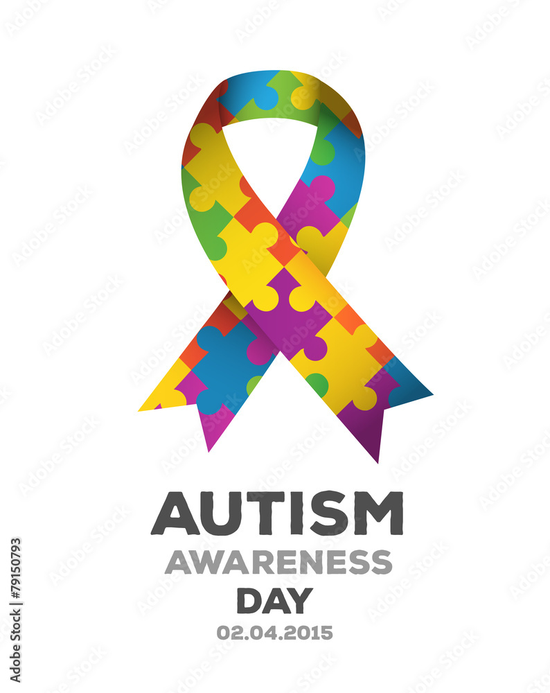 Autism awareness design vector