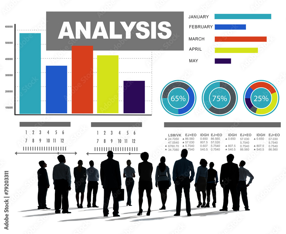 分析分析信息条形图数据统计概念