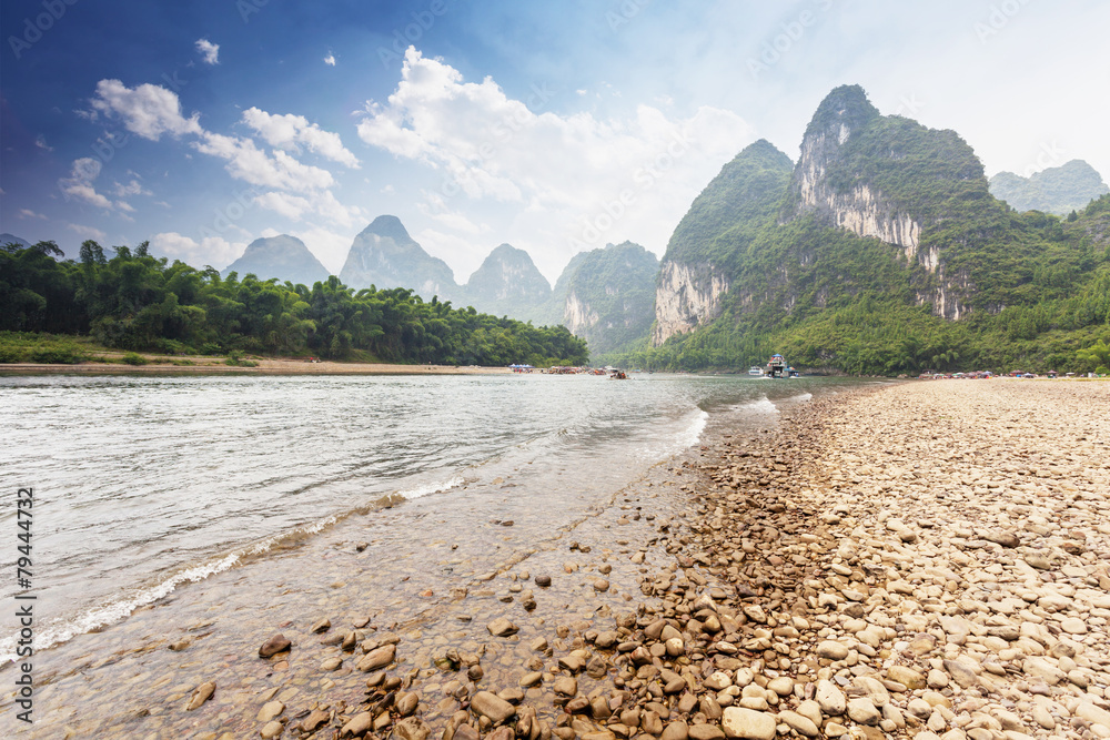 sky,river and mountains in Guilin