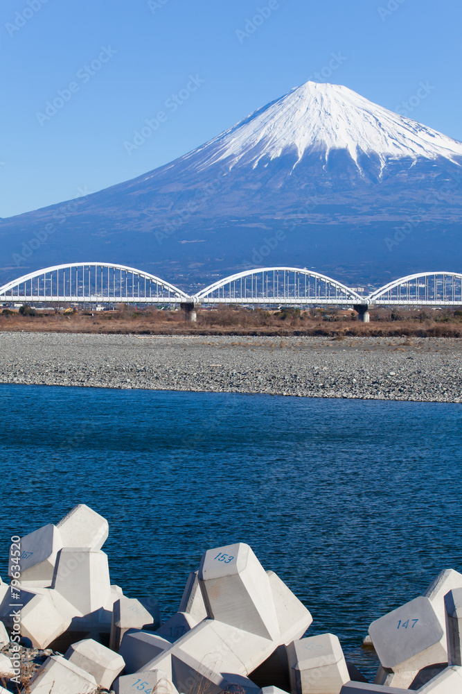 静冈富士山和藤川