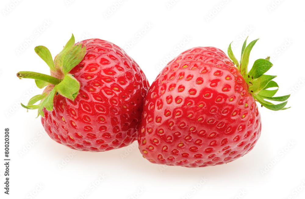 Strawberry isolated on white background