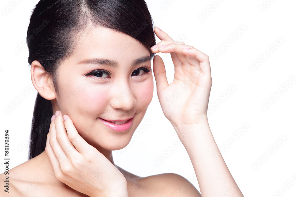 beautiful Skin care woman Face