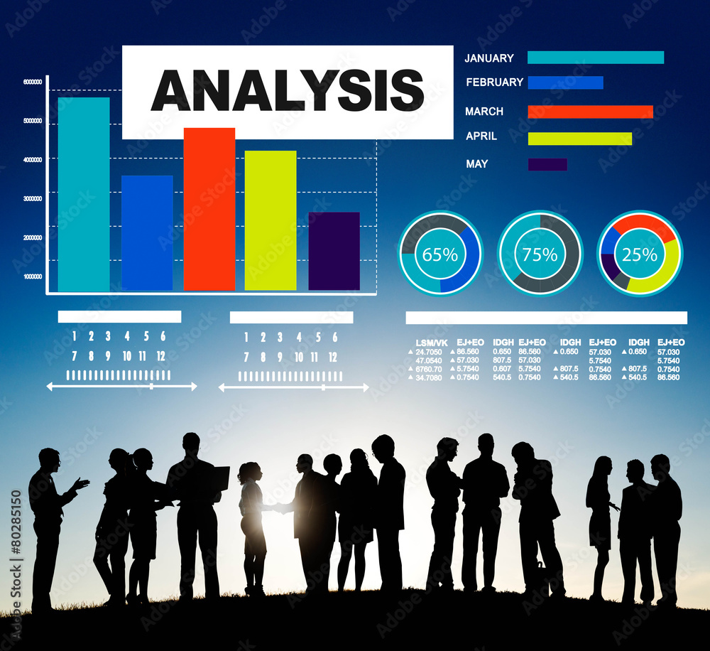 分析分析条形图数据信息概念