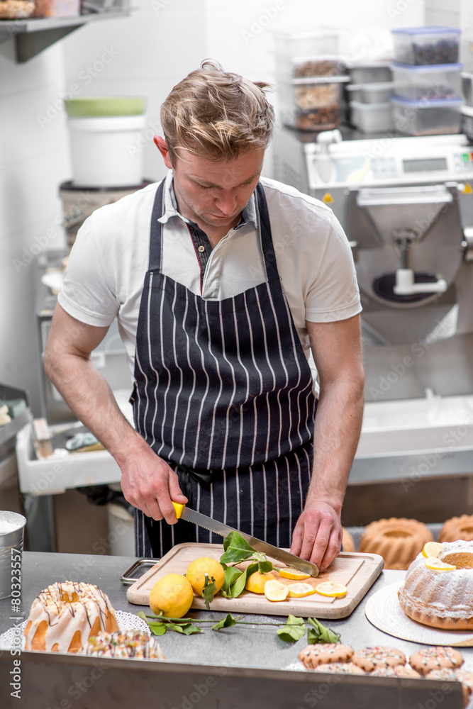 Man cooking for Easter