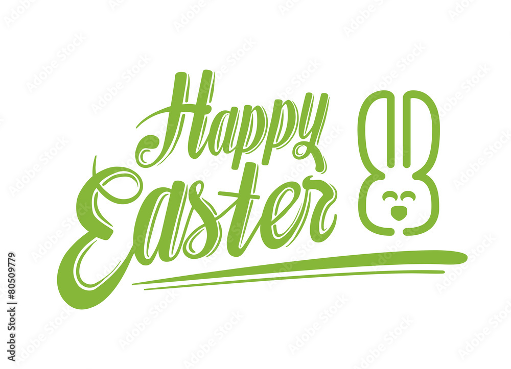 Happy Easter greeting vector