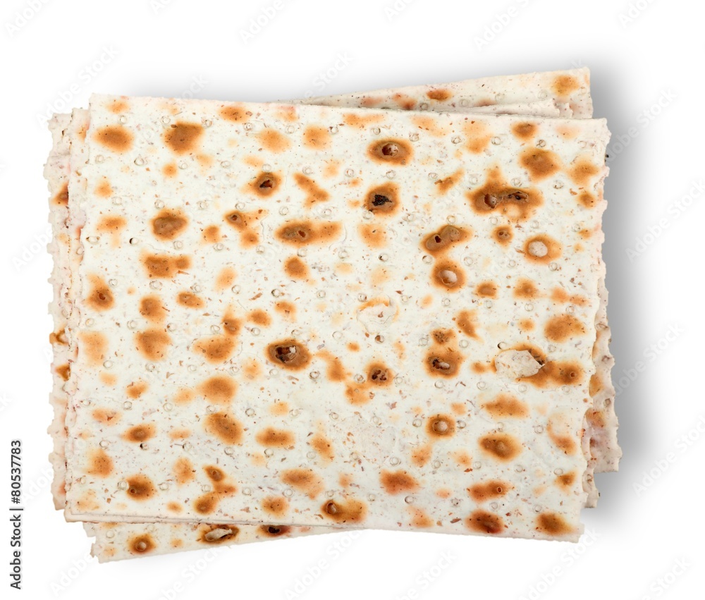 Matzah. Passover background. matzoh (jewish passover bread