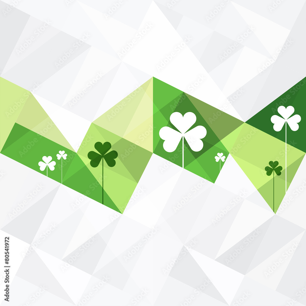 St. Patricks Abstract Background