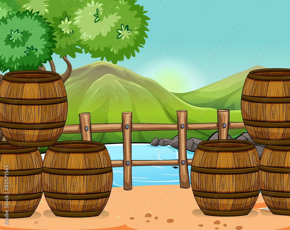 Wooden barrels