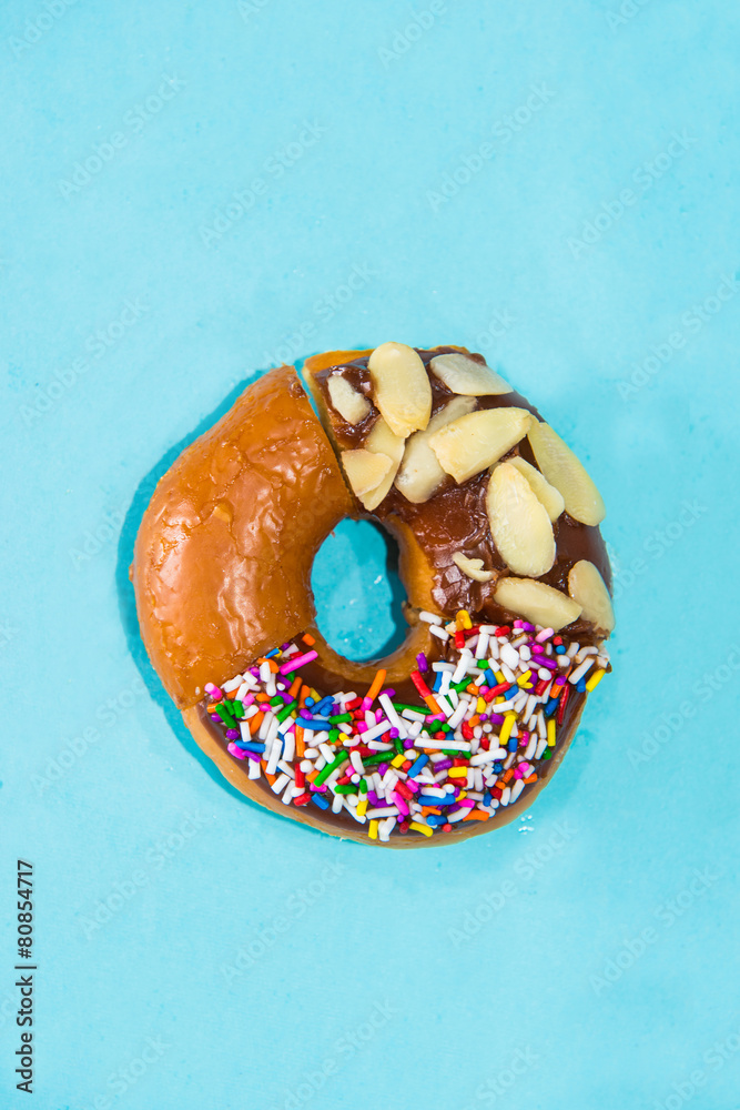 Colorful and tasty donuts