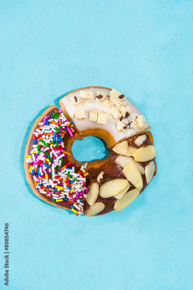 Colorful and tasty donuts