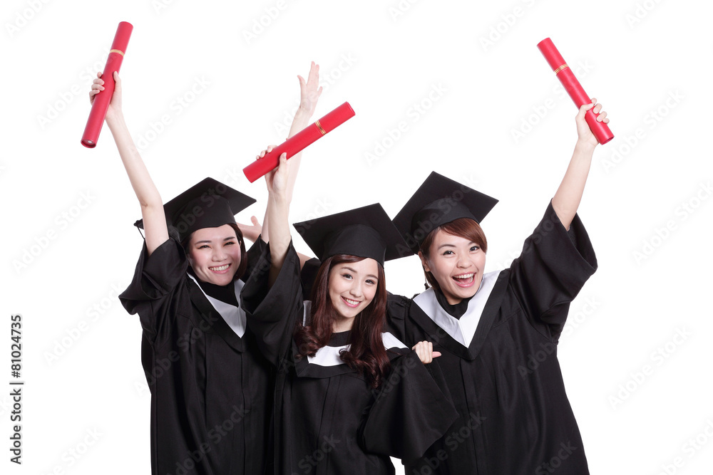 happy graduates students