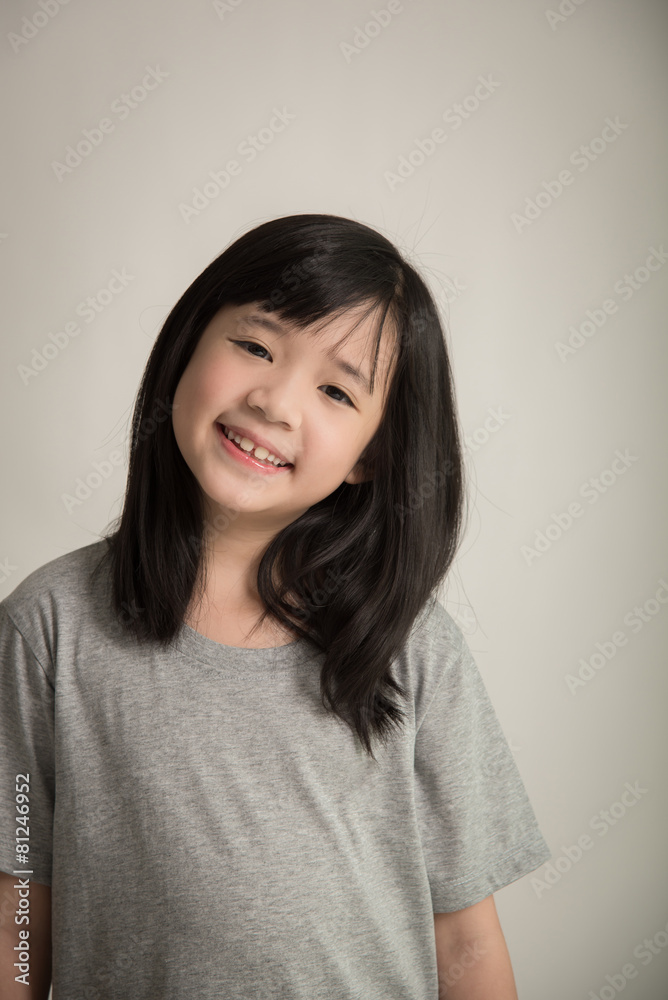 Portrait of Beautiful asian girl