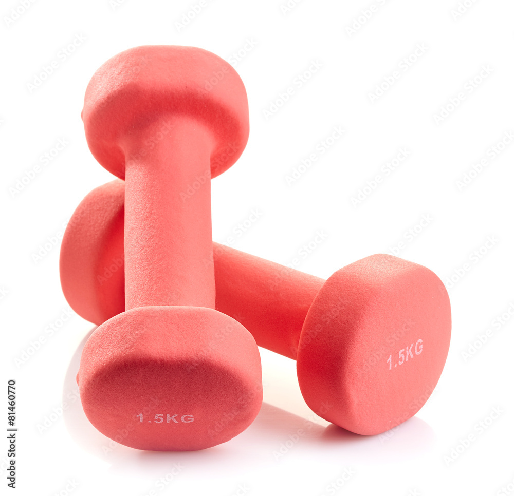 Fitness equipment dumbbells