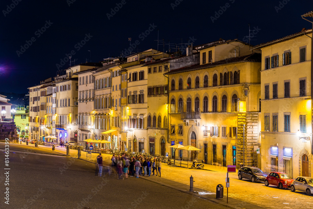 Buildings in the city center of Florence, Italy