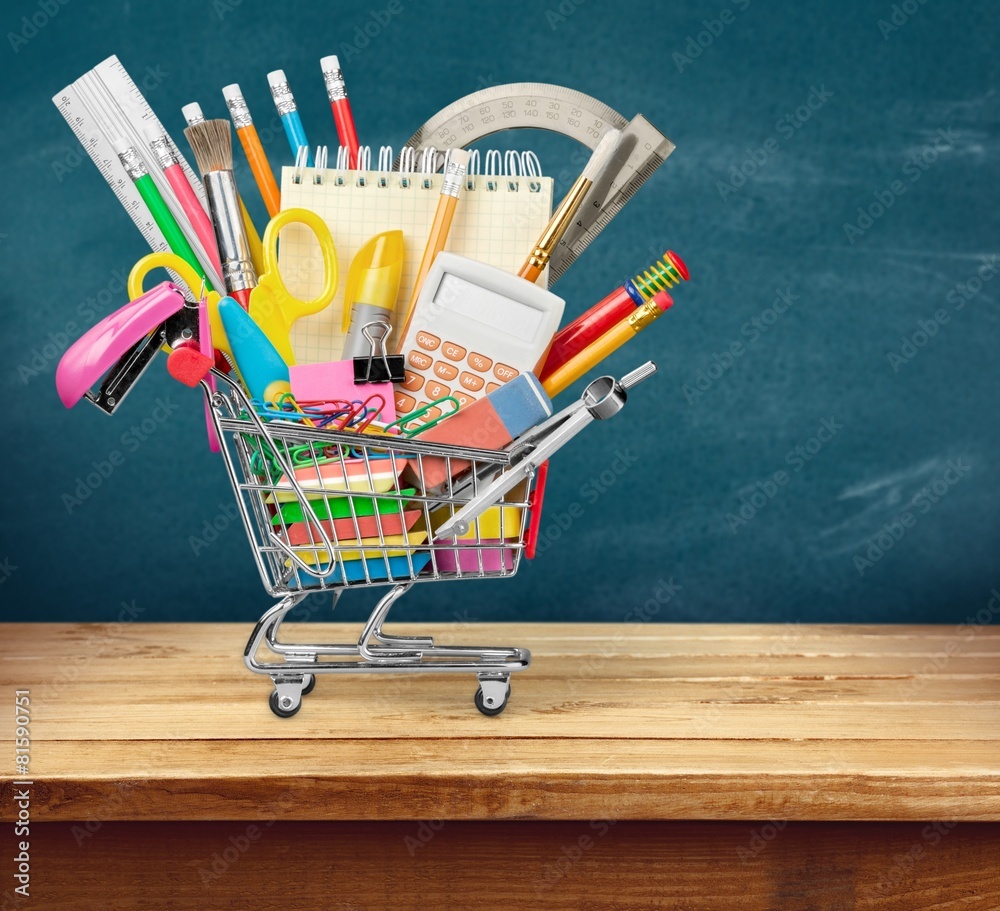 Education. Back to School Supplies Sale