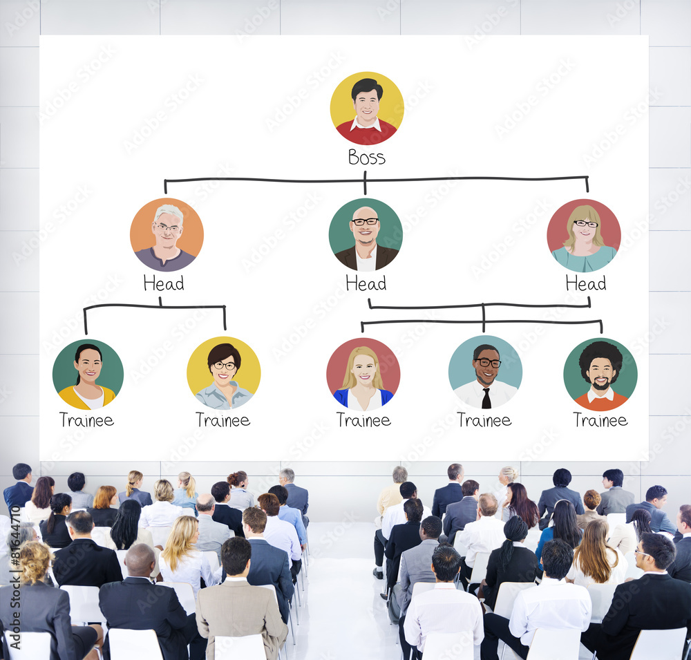 Business People Meeting Team Company Structure Concept