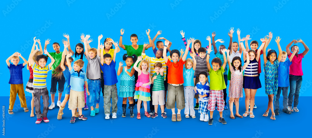 Children Kids Childhood Friendship Happiness Diversity Concept