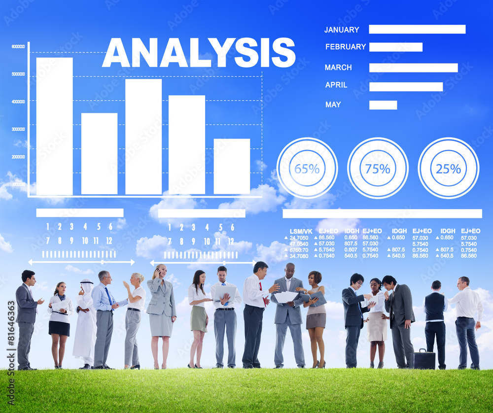 分析分析信息条形图数据统计概念